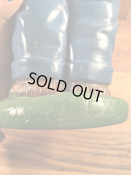 アドバタイジングキャラクターのスモーキーザベアの70年代ビンテージコインバンク