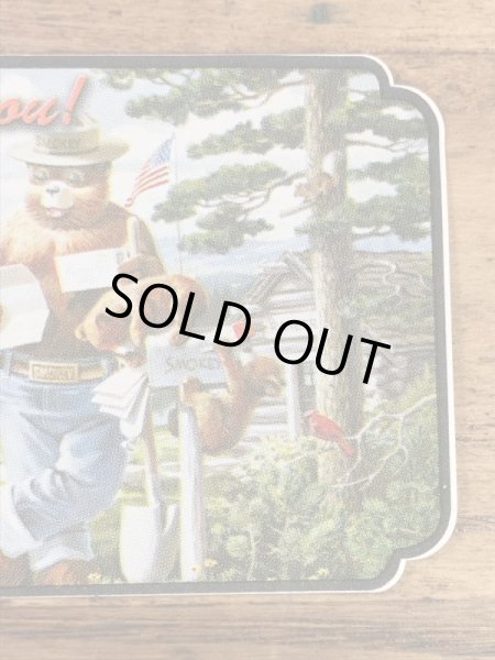 アドバタイジングキャラクターのスモーキーベアの90年代〜ビンテージステッカー