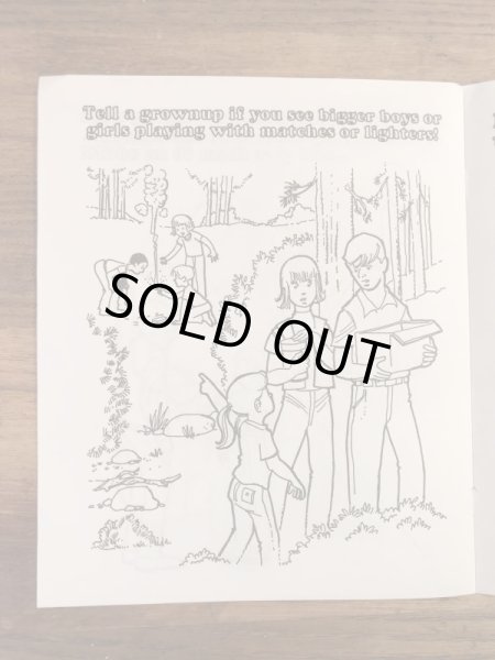 アドバタイジングキャラクターのスモーキーベアの90年代〜ビンテージカラーリングブック