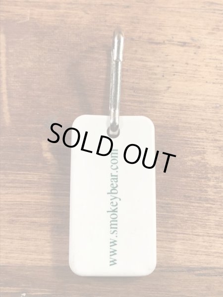 企業キャラクターのスモーキーベアの90’s〜ヴィンテージラバーキーホルダー