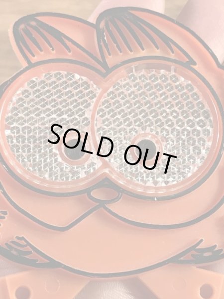 ガーフィールドの自転車用の80年代ビンテージ反射板