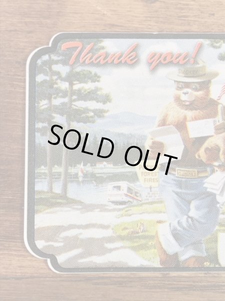 企業キャラクターのスモーキーベアの90’s〜ヴィンテージシール