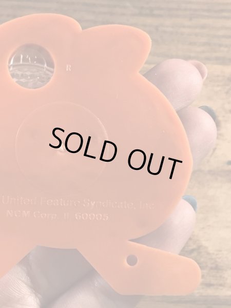 ケロッグのおまけについていたガーフィールドの80’sヴィンテージ反射プレート