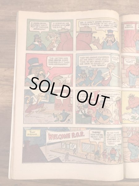 企業キャラクターのスモーキーベアの70’sヴィンテージの漫画