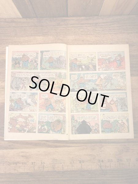 アドバタイジングキャラクターのスモーキーザベアの70年代ビンテージコミックブック