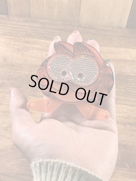 ケロッグのおまけについていたガーフィールドの80’sヴィンテージ反射プレート