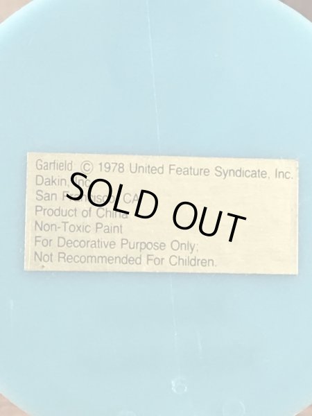 ガーフィールドのメッセージ書かれた80年代ビンテージオーナメント