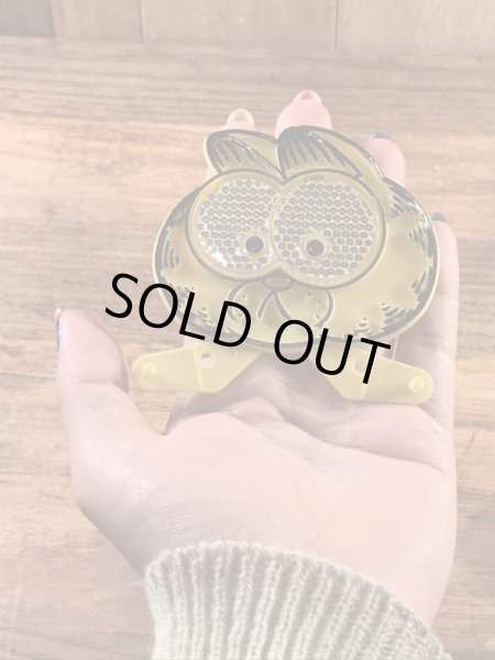 ケロッグのおまけについていたガーフィールドの80’sヴィンテージ反射プレート