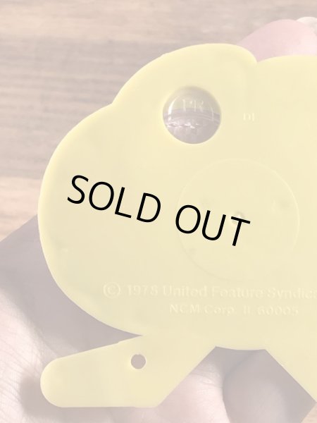 ガーフィールドの自転車用の80年代ビンテージ反射板