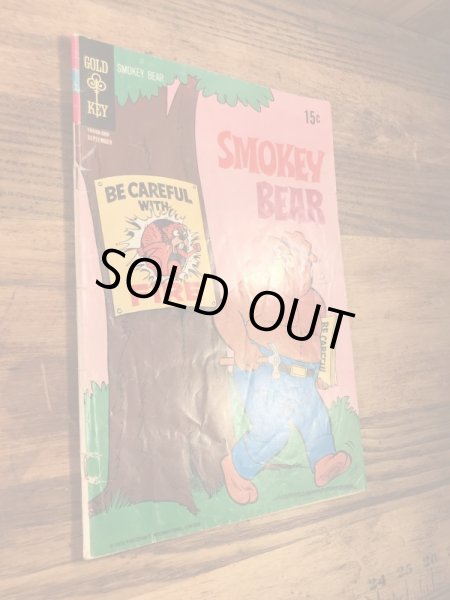 企業キャラクターのスモーキーベアの70’sヴィンテージの漫画