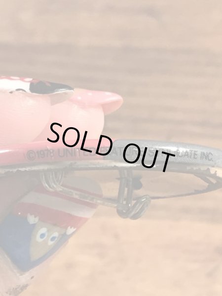 ガーフィールドの金属製のビンテージ缶バッジ