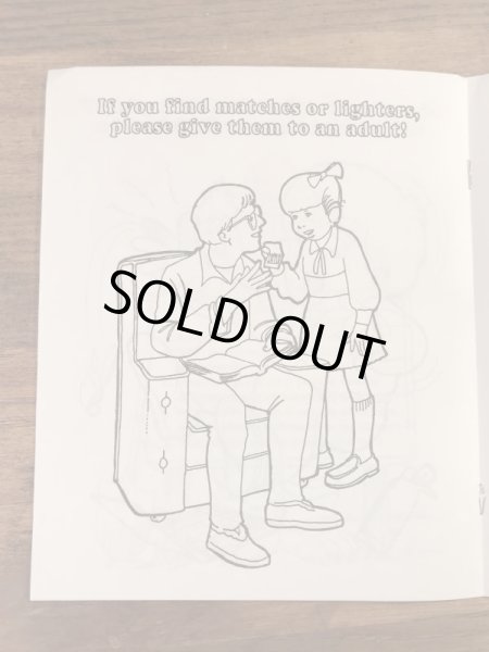 アドバタイジングキャラクターのスモーキーベアの90年代〜ビンテージカラーリングブック