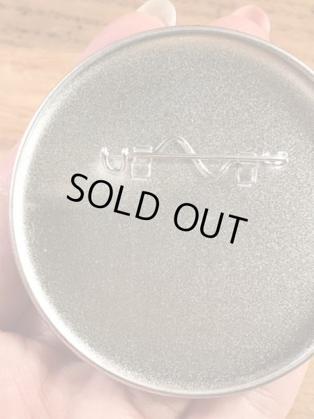 アドバタイジングキャラクターのスモーキーベアの80年代〜ビンテージ缶バッジ