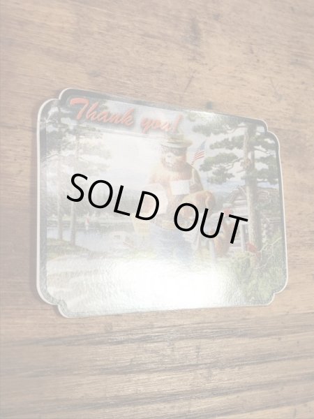 企業キャラクターのスモーキーベアの90’s〜ヴィンテージシール