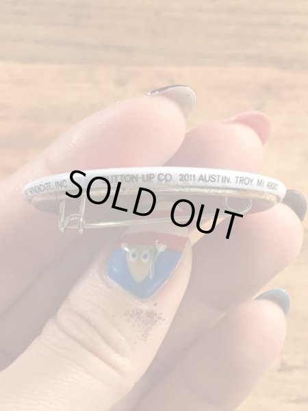 ガーフィールドの金属製のヴィンテージ缶バッチ