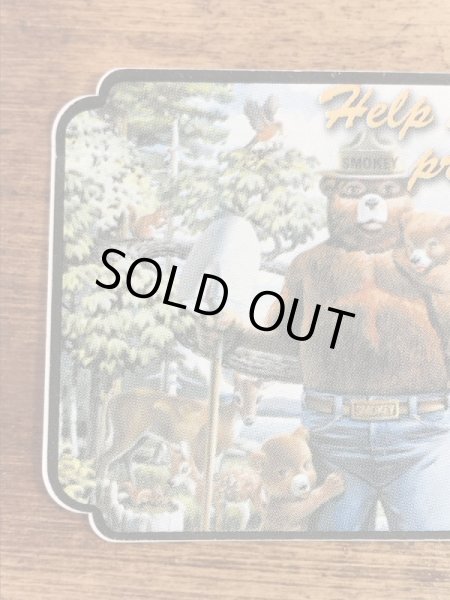 企業キャラクターのスモーキーベアの90’s〜ヴィンテージシール