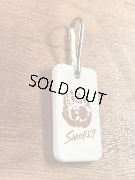 企業キャラクターのスモーキーベアの90’s〜ヴィンテージラバーキーホルダー