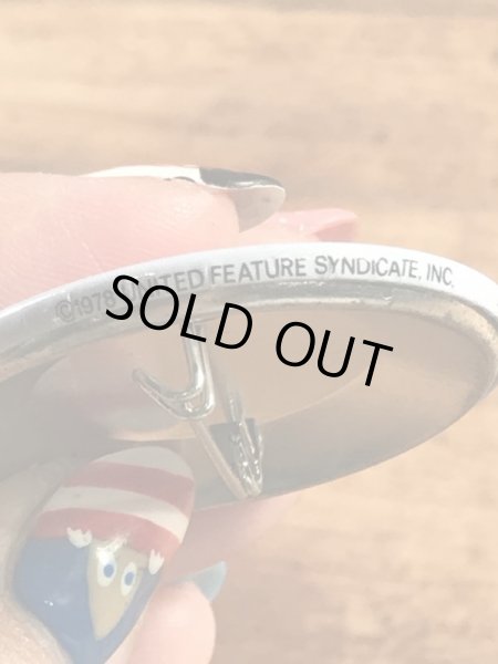 ガーフィールドの金属製のビンテージ缶バッジ