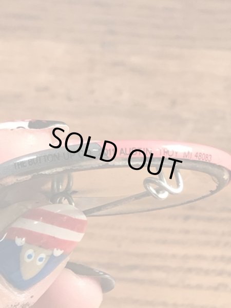 ガーフィールドの金属製のヴィンテージ缶バッチ