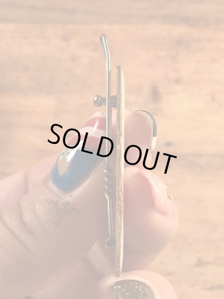 ガーフィールドとオーディーのエナメル加工の80年代ビンテージヘアピン