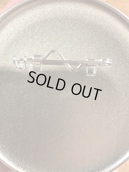 企業キャラクターのスモーキーベアの80’s〜ヴィンテージ缶バッチ