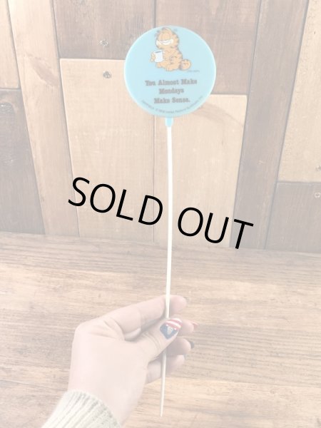 ガーフィールドのメッセージ書かれた80年代ビンテージオーナメント