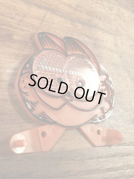 ケロッグのおまけについていたガーフィールドの80’sヴィンテージ反射プレート