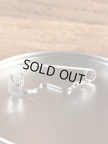 アドバタイジングキャラクターのスモーキーベアの80年代〜ビンテージ缶バッジ