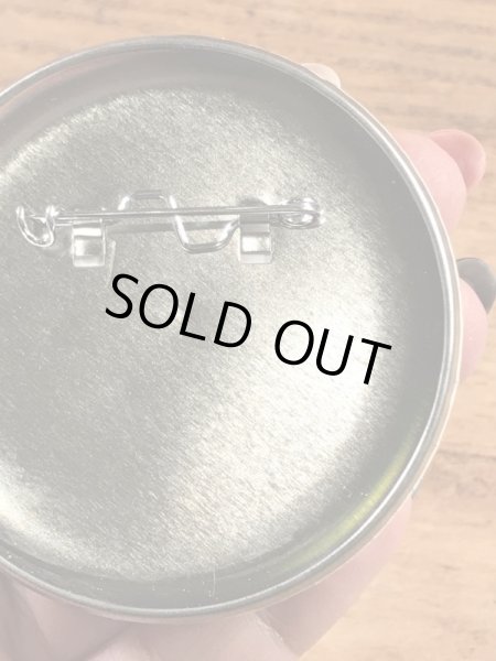 企業キャラクターのスモーキーベアの80’s〜ヴィンテージ缶バッチ