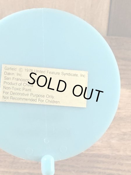 ガーフィールドのメッセージ書かれた80年代ビンテージオーナメント