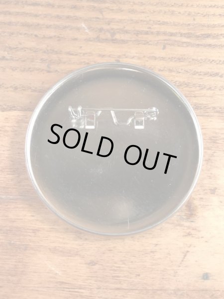 企業キャラクターのスモーキーベアの80’s〜ヴィンテージ缶バッチ