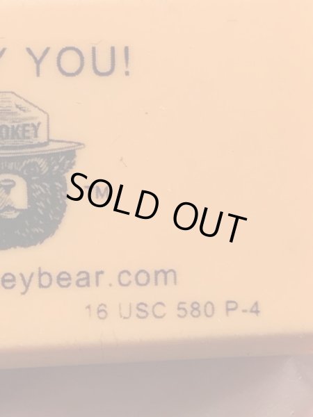 企業キャラクターのスモーキーベアの90’s〜ヴィンテージ消しゴム