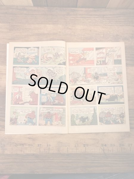 企業キャラクターのスモーキーベアの70’sヴィンテージの漫画