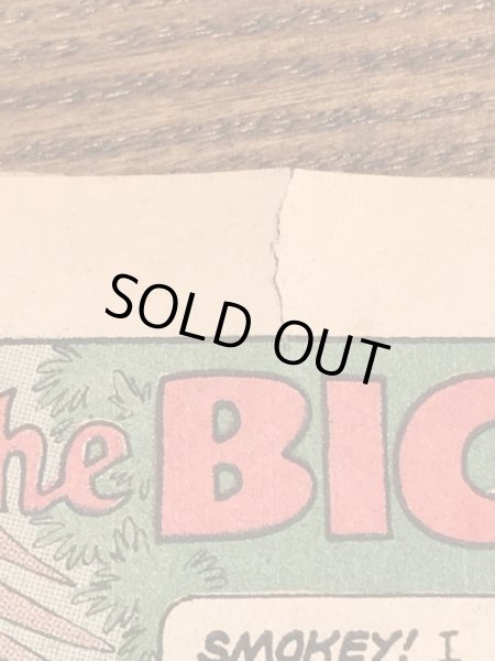 アドバタイジングキャラクターのスモーキーザベアの70年代ビンテージコミックブック