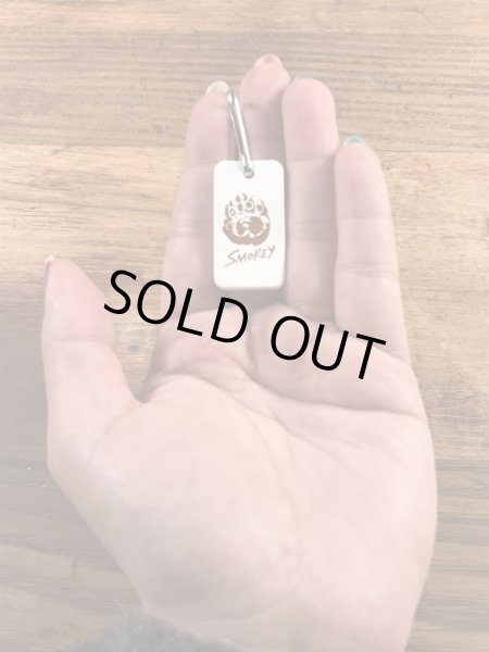 企業キャラクターのスモーキーベアの90’s〜ヴィンテージラバーキーホルダー