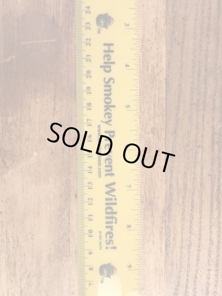 アドバタイジングキャラクターのスモーキーベアの90年代〜ビンテージルーラー