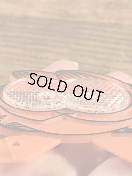 ガーフィールドの自転車用の80年代ビンテージ反射板