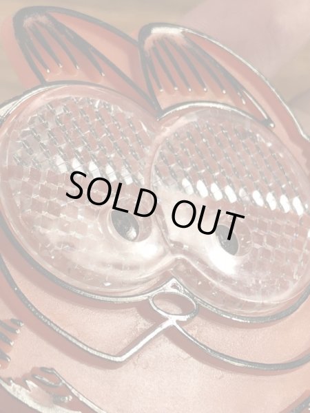 ケロッグのおまけについていたガーフィールドの80’sヴィンテージ反射プレート