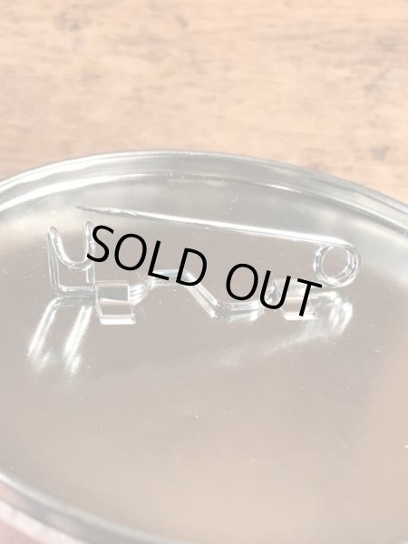 アドバタイジングキャラクターのスモーキーベアの80年代〜ビンテージ缶バッジ