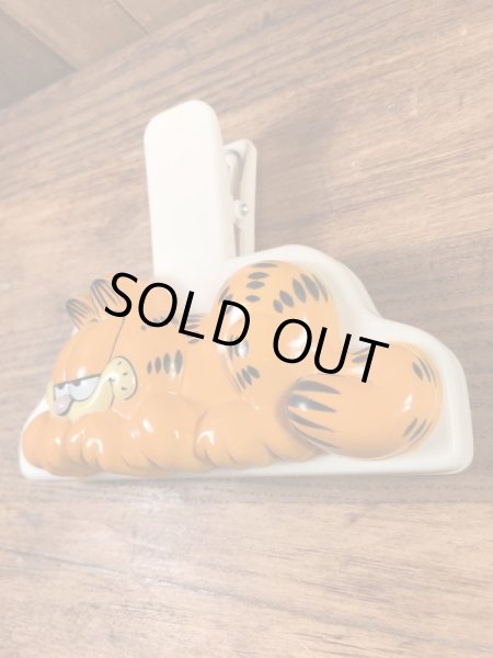 ガーフィールドのプラスチック製の80’sヴィンテージクリップトイ