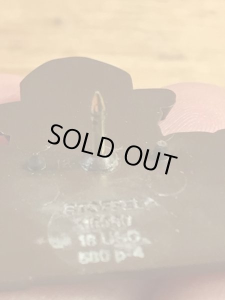 アドバタイジングキャラクターのスモーキーベアの90年代〜ビンテージピンバッジ