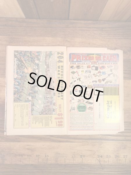 企業キャラクターのスモーキーベアの70’sヴィンテージの漫画