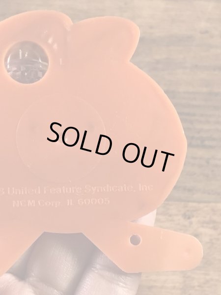 ケロッグのおまけについていたガーフィールドの80’sヴィンテージ反射プレート