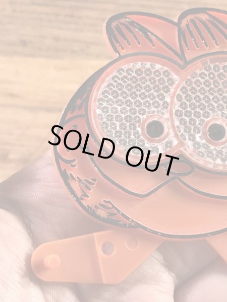 ガーフィールドの自転車用の80年代ビンテージ反射板