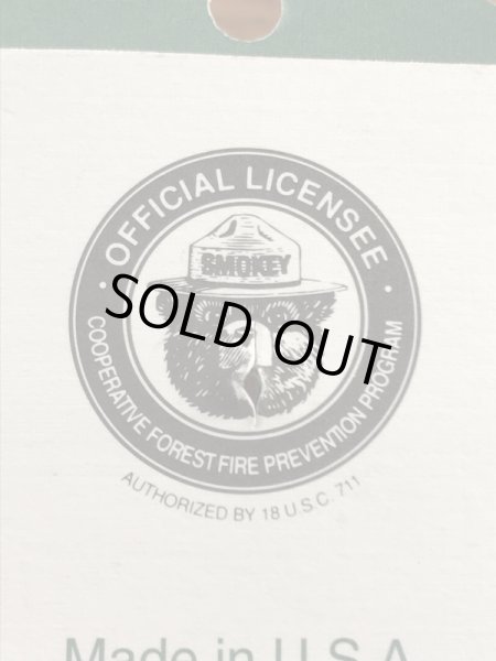 アドバタイジングキャラクターのスモーキーベアの90年代〜ビンテージピンバッジ