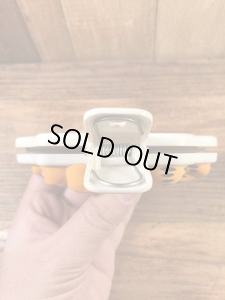 ガーフィールドのプラスチック製の80年代ビンテージペッパークリップ