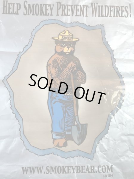 企業キャラクターのスモーキーベアの90’s〜ヴィンテージの袋