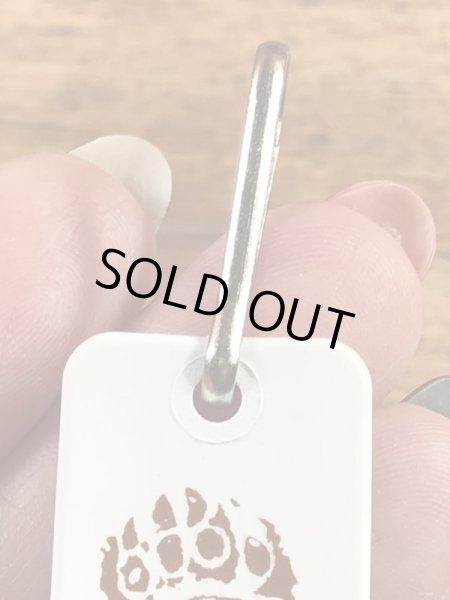 企業キャラクターのスモーキーベアの90’s〜ヴィンテージラバーキーホルダー