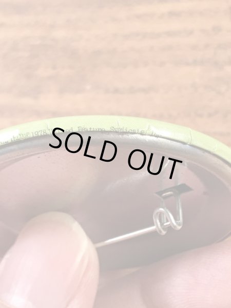 ガーフィールドの金属製の80年代ビンテージ缶バッジ