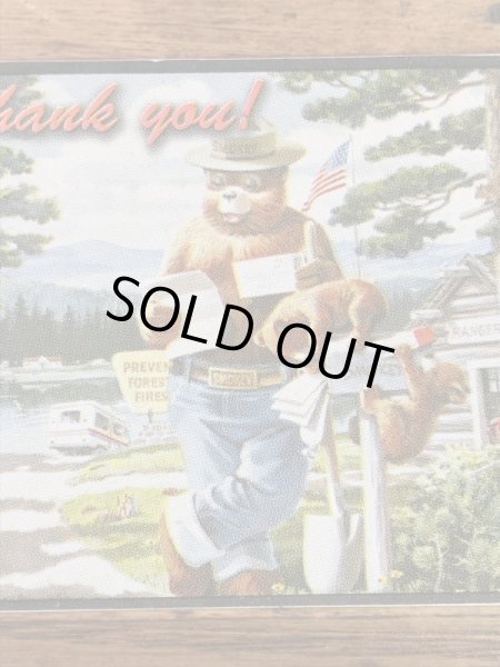 アドバタイジングキャラクターのスモーキーベアの90年代〜ビンテージステッカー